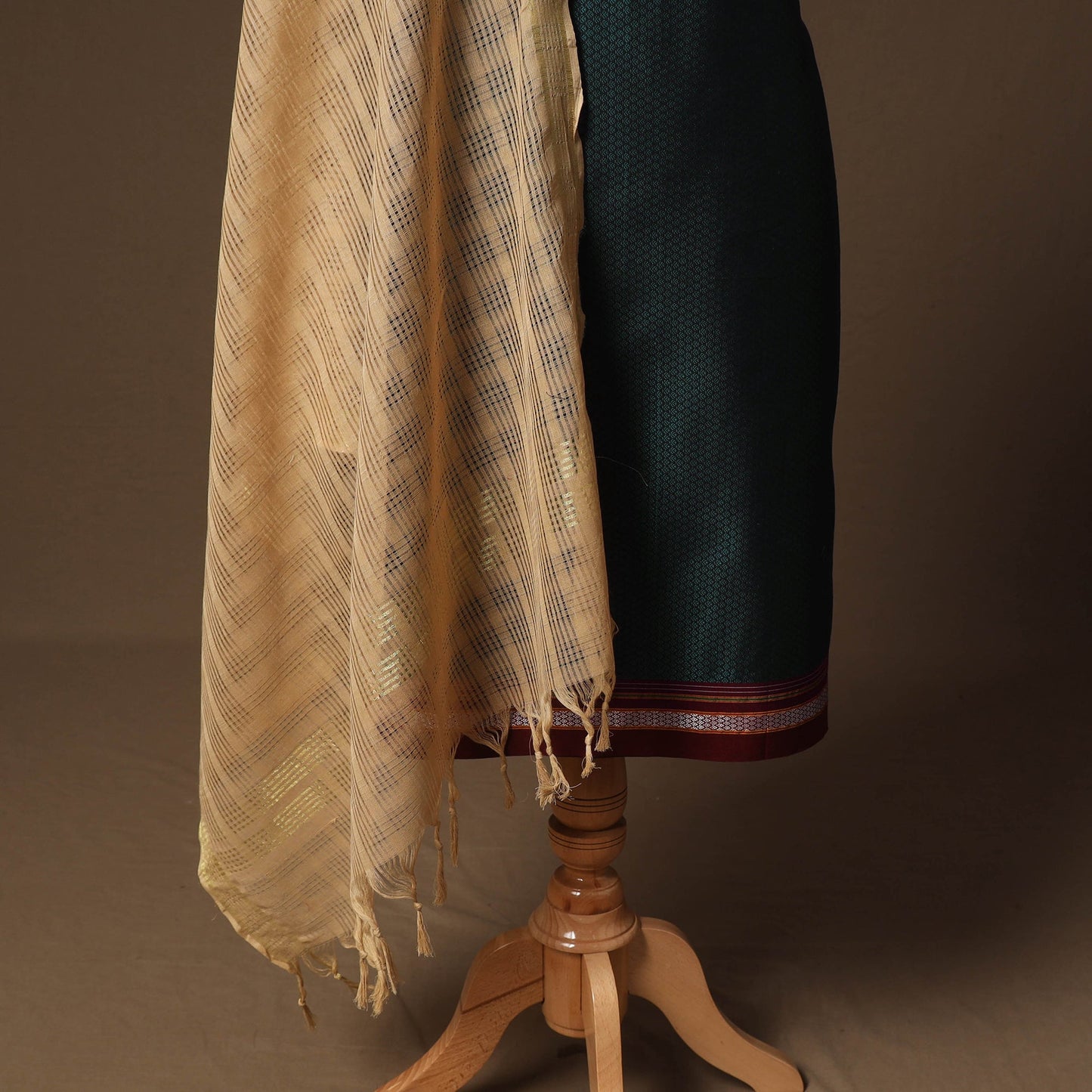 Karnataka khun mercerised cotton 3pc unstitched dress