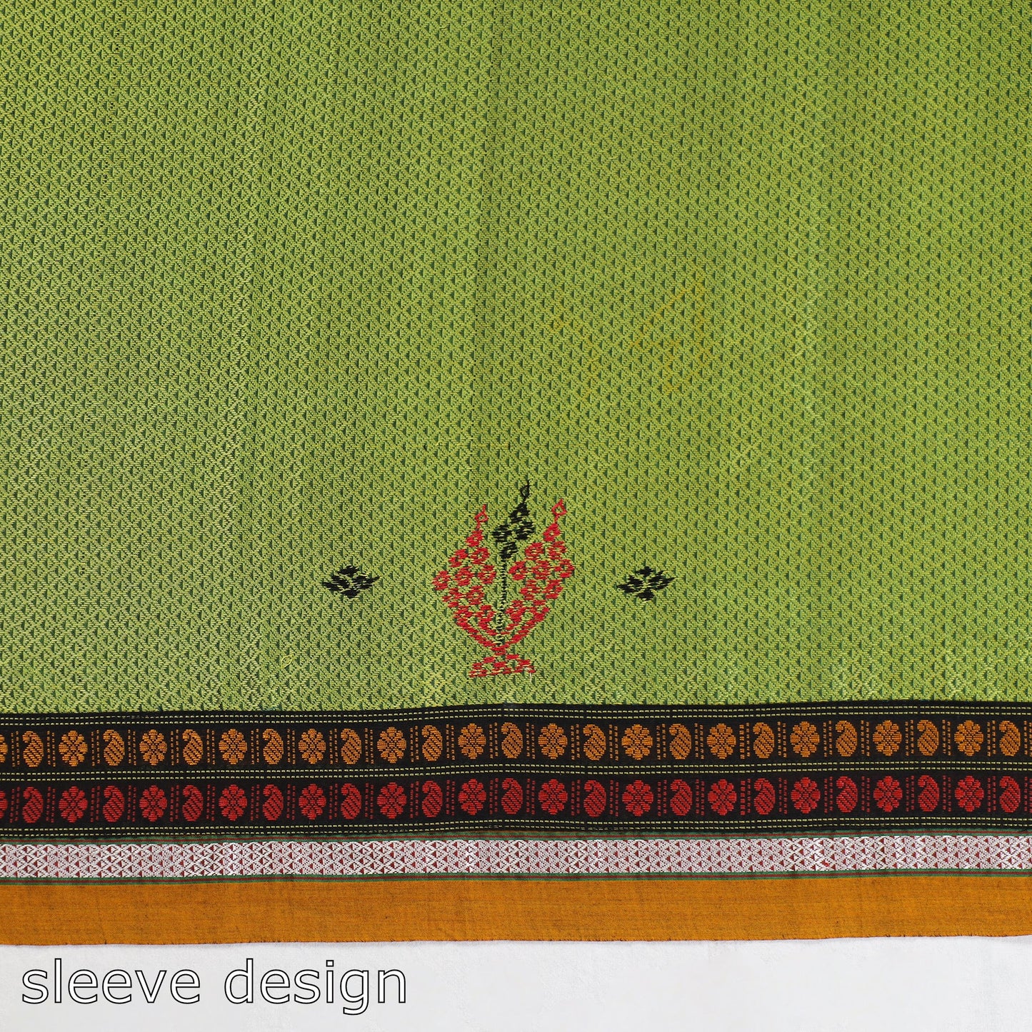 Buy Kasuti Embroidery Unstitched Khun Silk Cotton Blouse Piece
