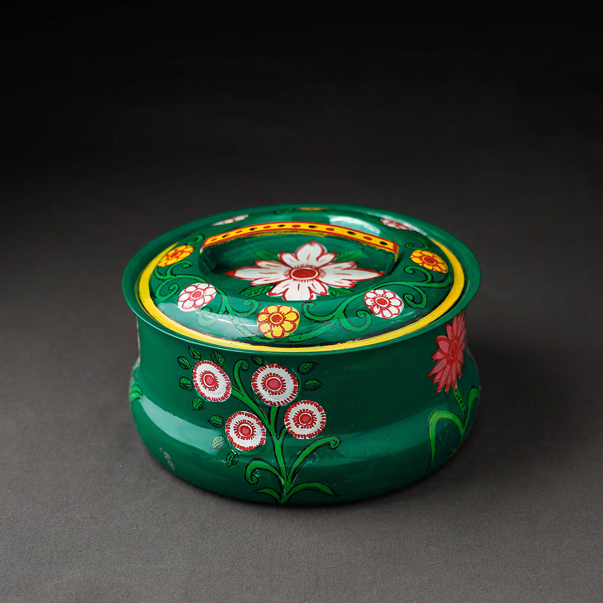 Kavad Handpainted Stainless Steel Casserole