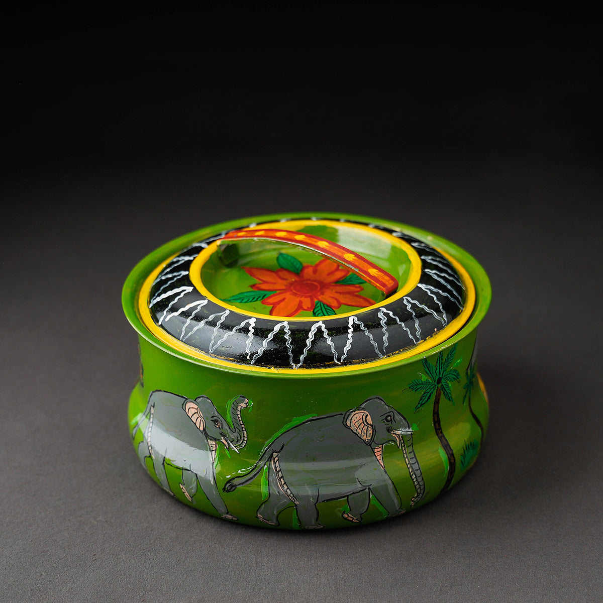 Kavad Handpainted Stainless Steel Casserole