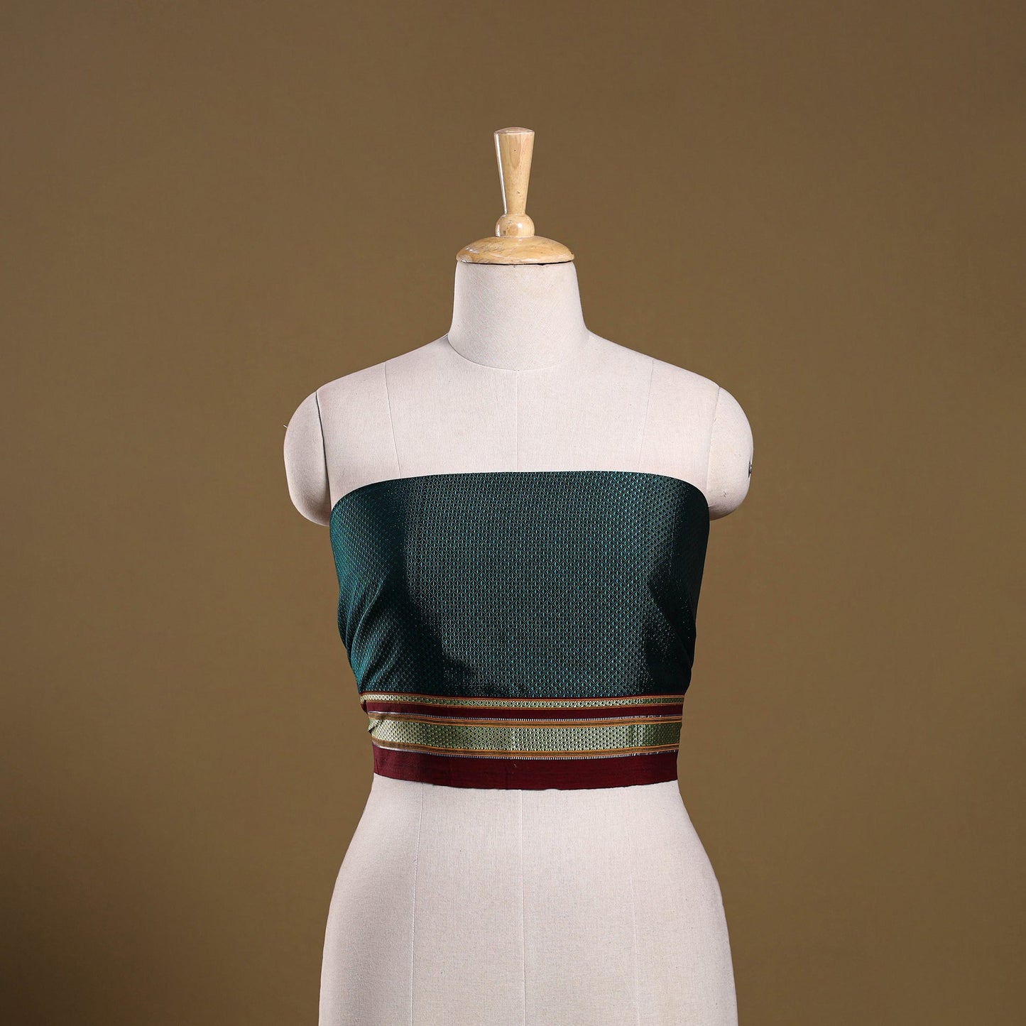 Khun weave cotton blouse piece 25 - handcrafted