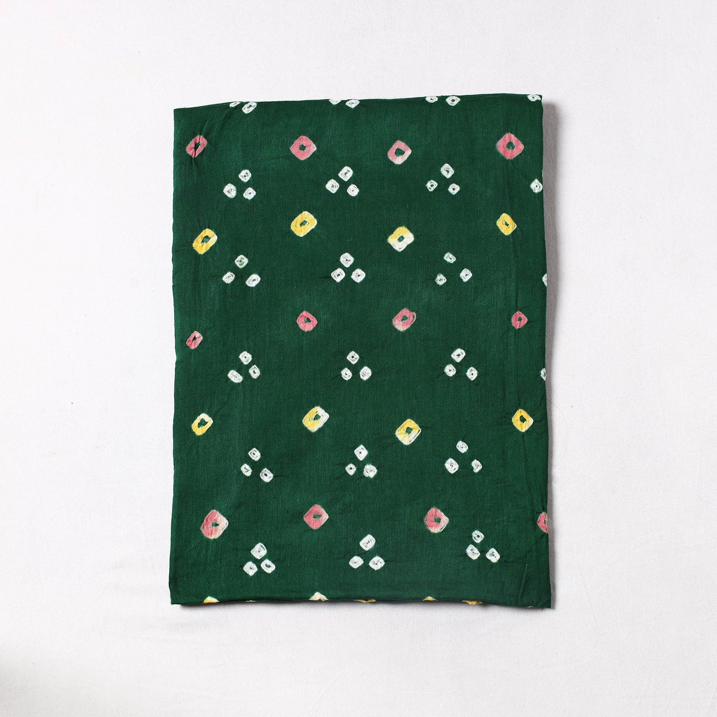 Kutch Bandhani Tie-Dye Mul Cotton Precut Fabric 16