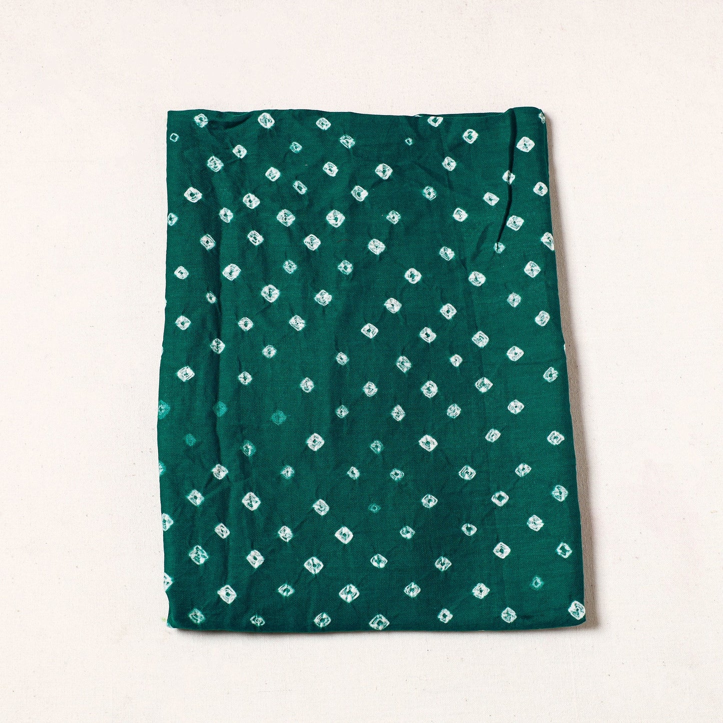 Kutch Bandhani Tie-Dye Satin Cotton Precut Fabric