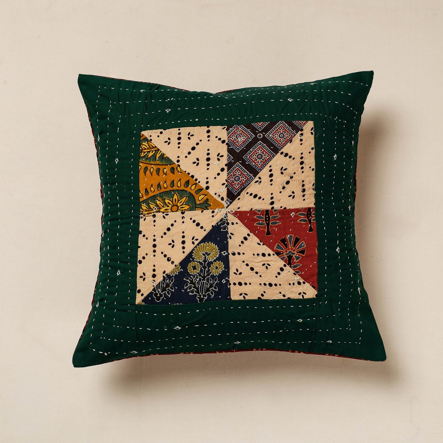 Ajrakh Cushion Cover