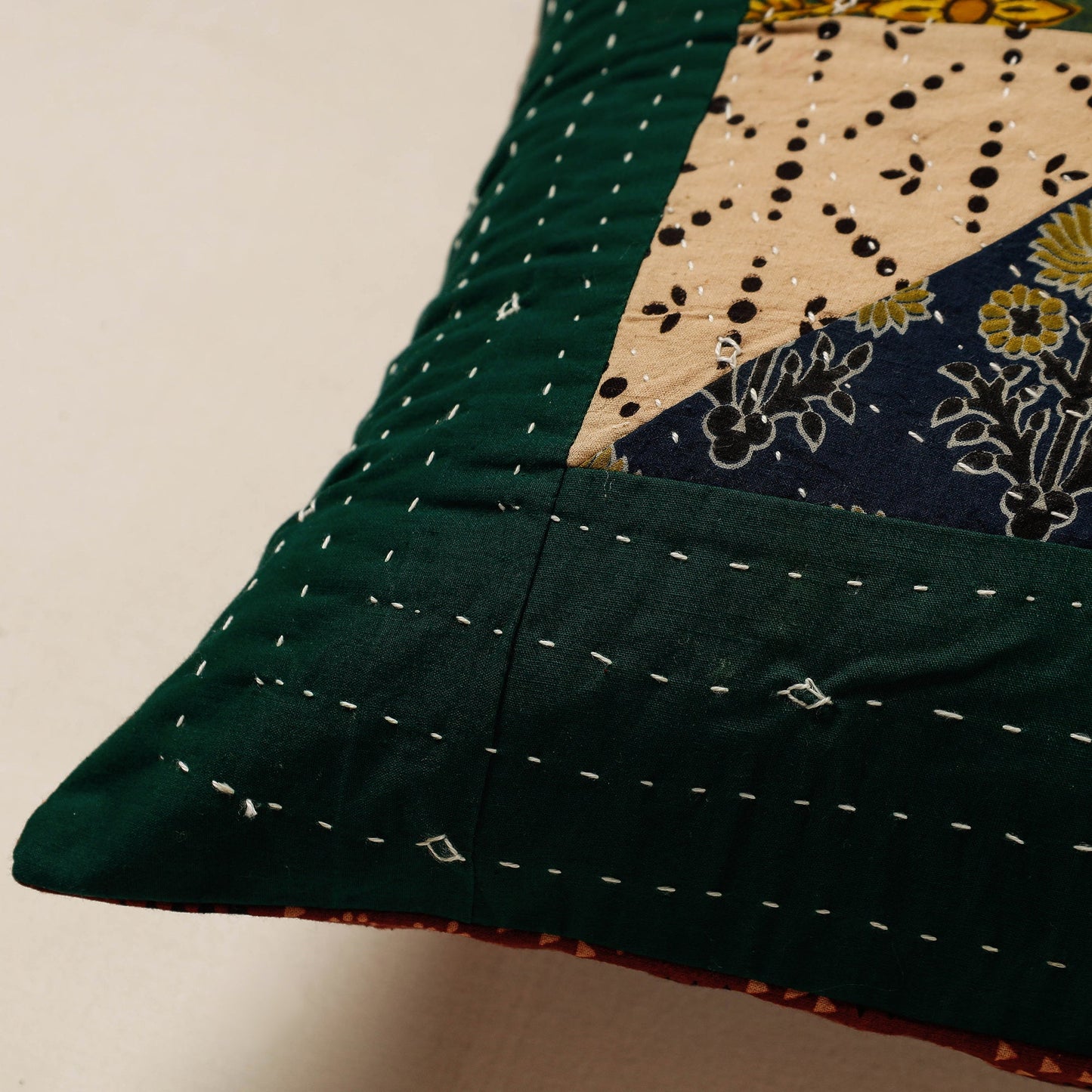 Ajrakh Cushion Cover