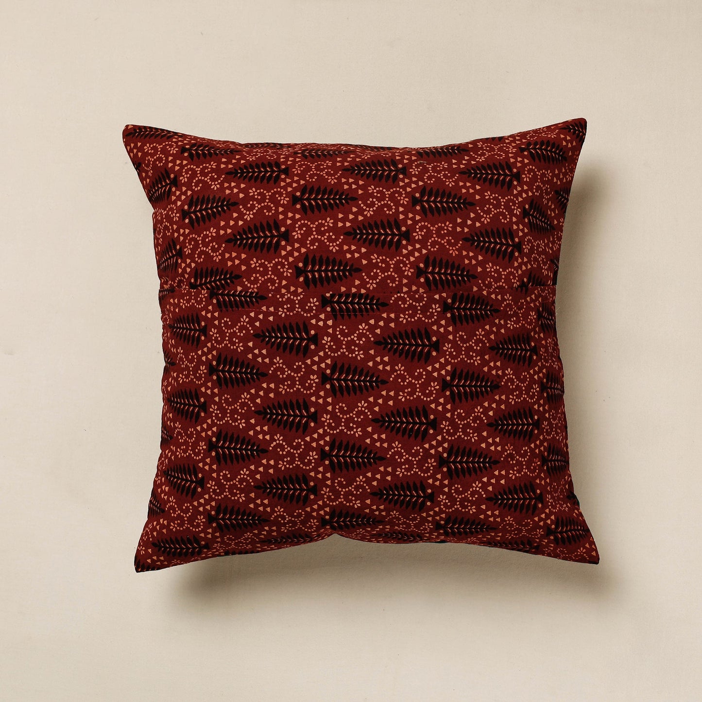 Ajrakh Cushion Cover
