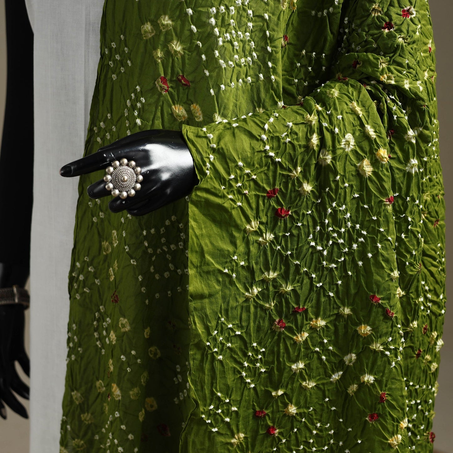 Kutch tie-dye cotton bandhani dupatta 102 - handcrafted