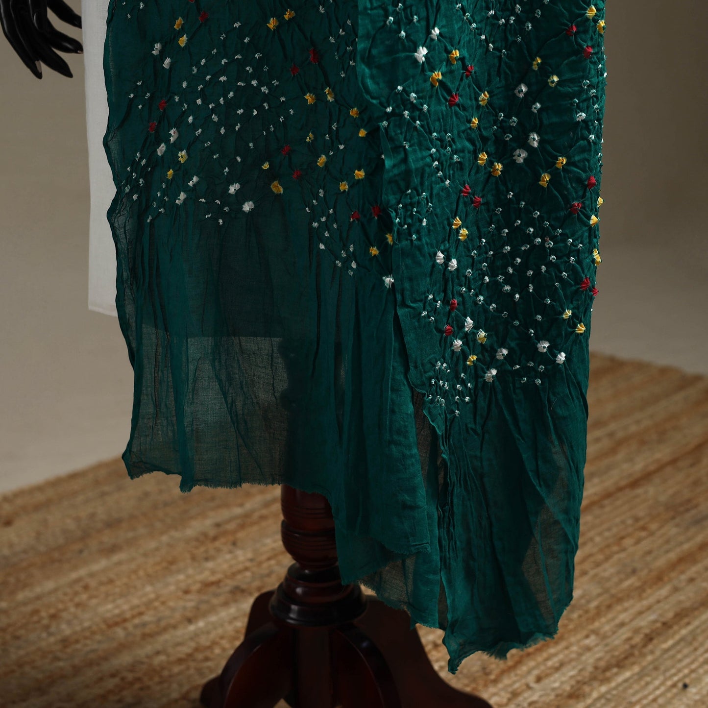 Kutch tie-dye cotton bandhani dupatta 106 - handcrafted
