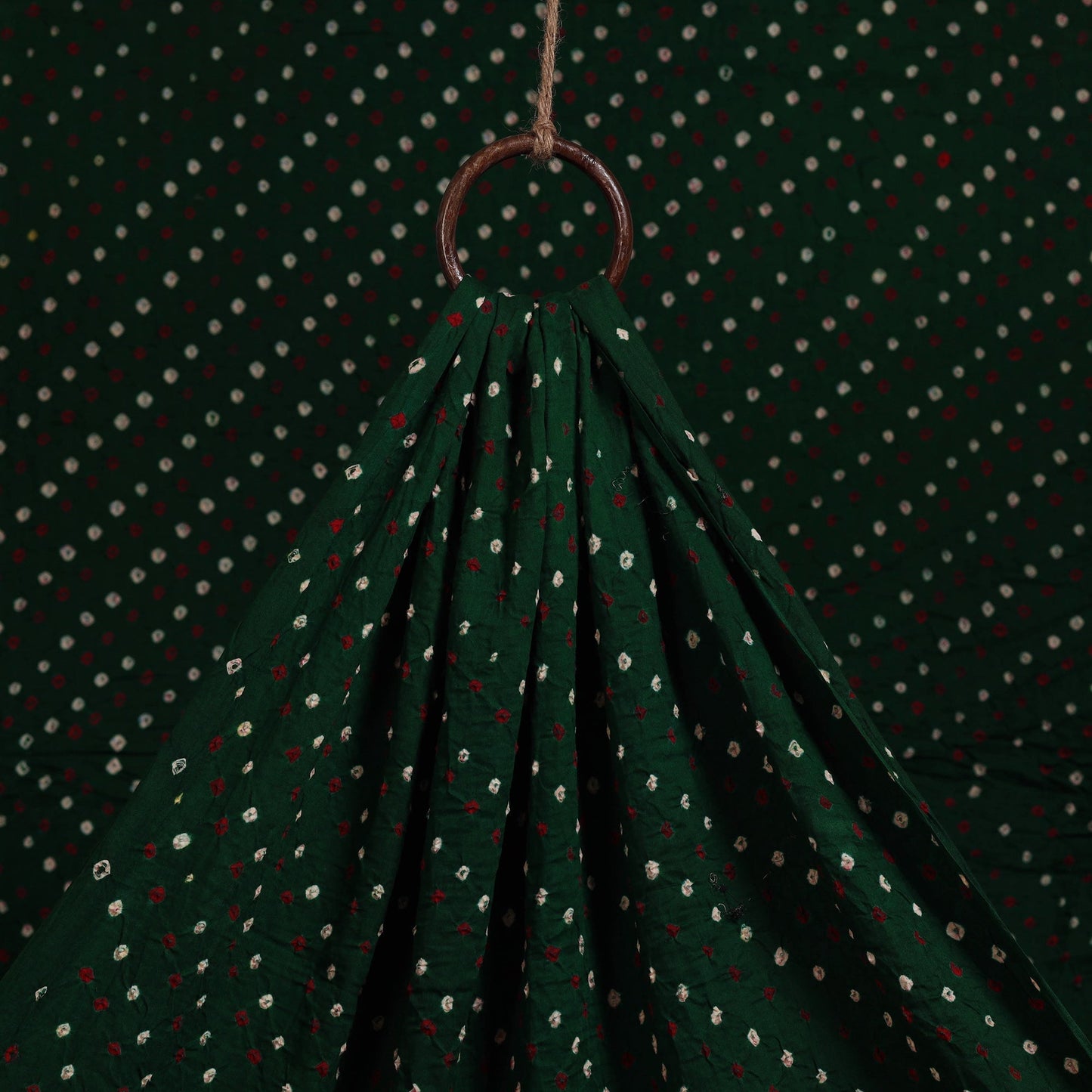 Kutch tie-dye cotton bandhani fabric 04 - handcrafted