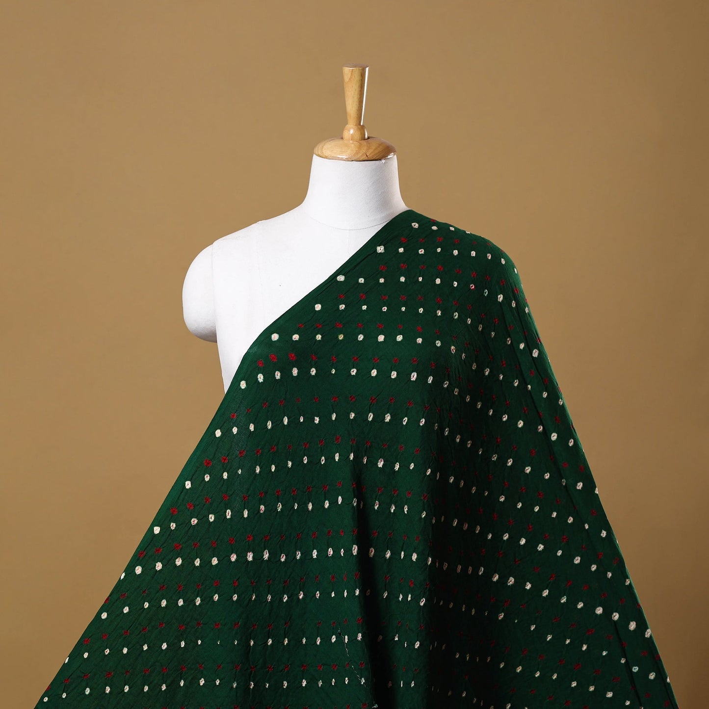 Kutch tie-dye cotton bandhani fabric 04 - handcrafted
