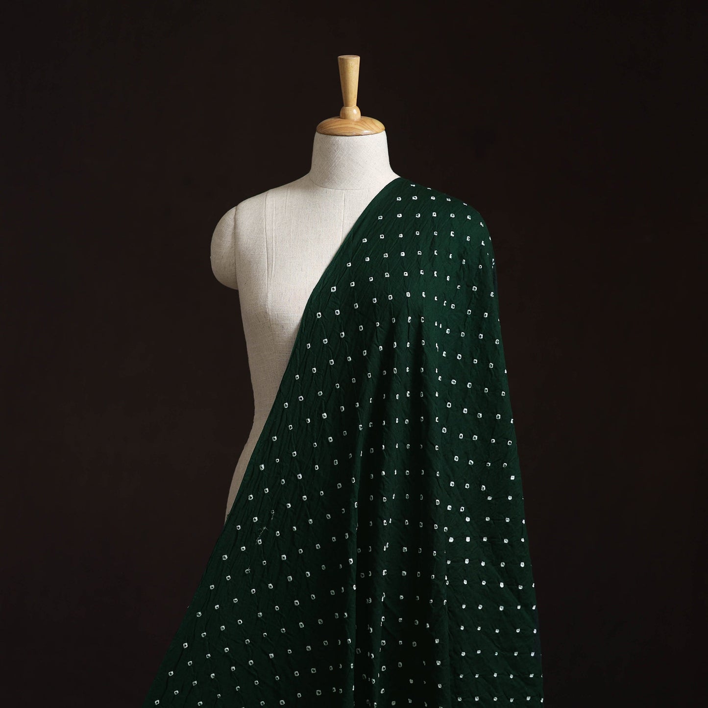 Kutch tie-dye cotton bandhani fabric 07 - handcrafted