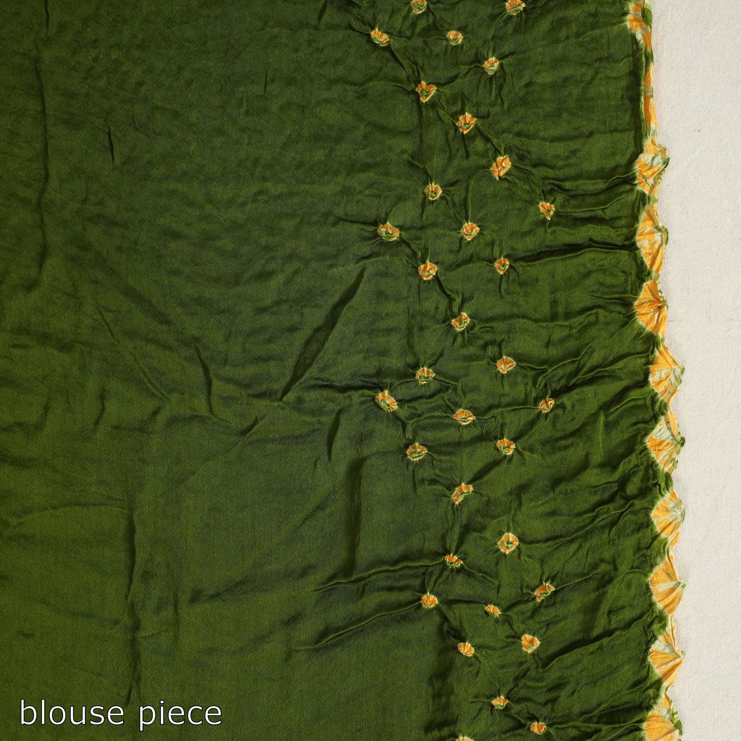 Green Kutch Tie-Dye Bandhani Saree