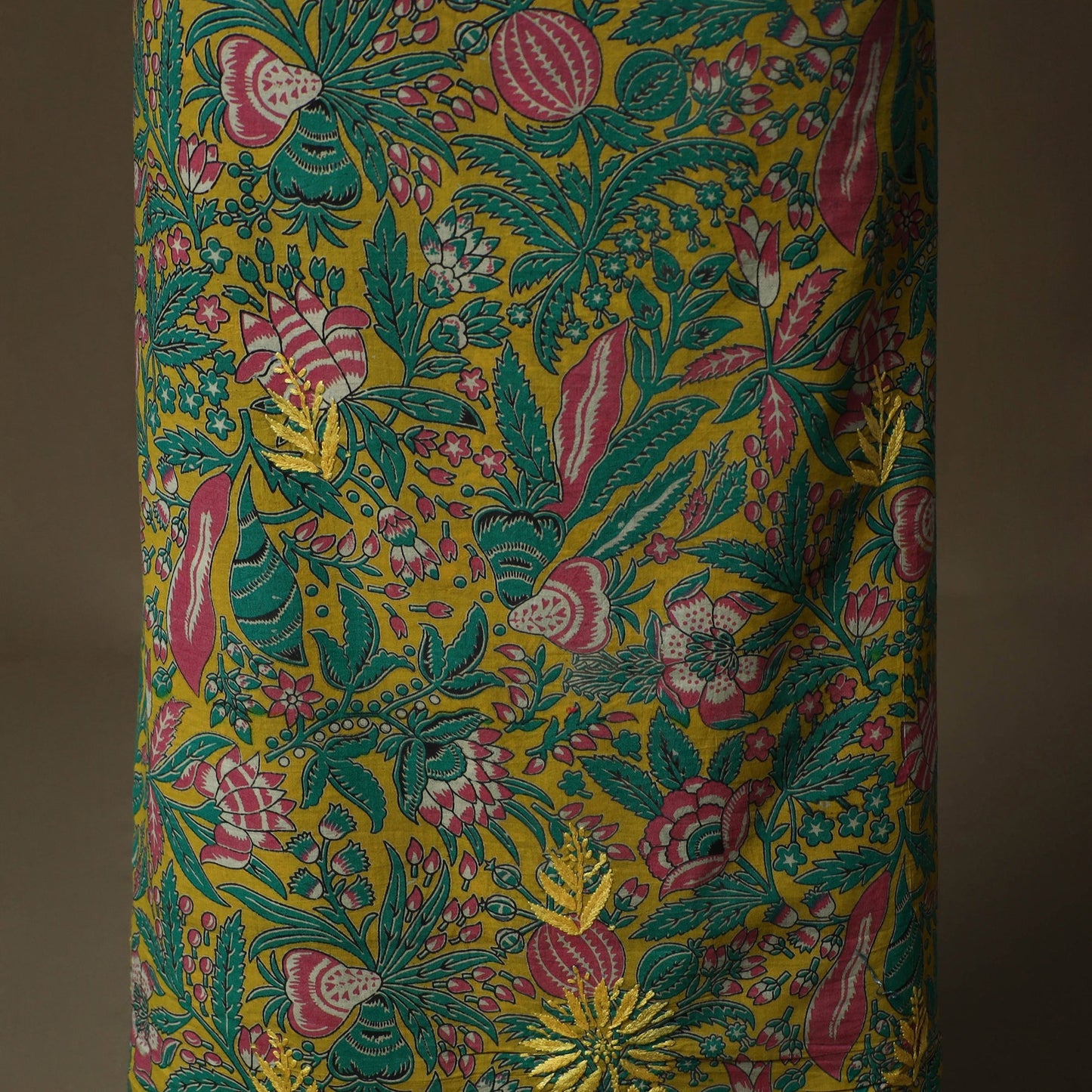 Lucknowi chikankari hand work kalamkari unstitched kurta