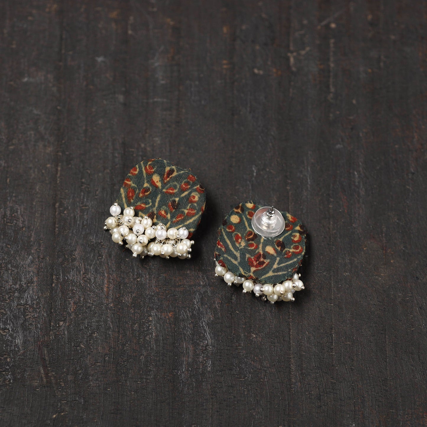 Buy Maahi Fabart Handmade Pearl Earrings