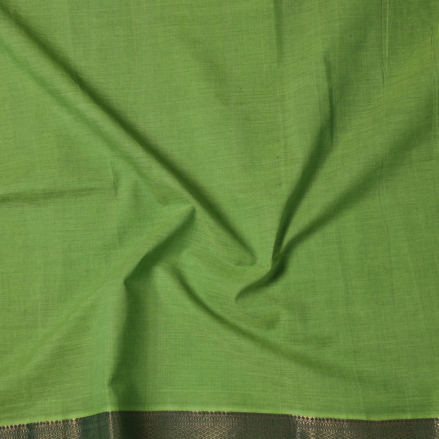 Mangalagiri Handloom Cotton Zari Border Precut Fabric 11