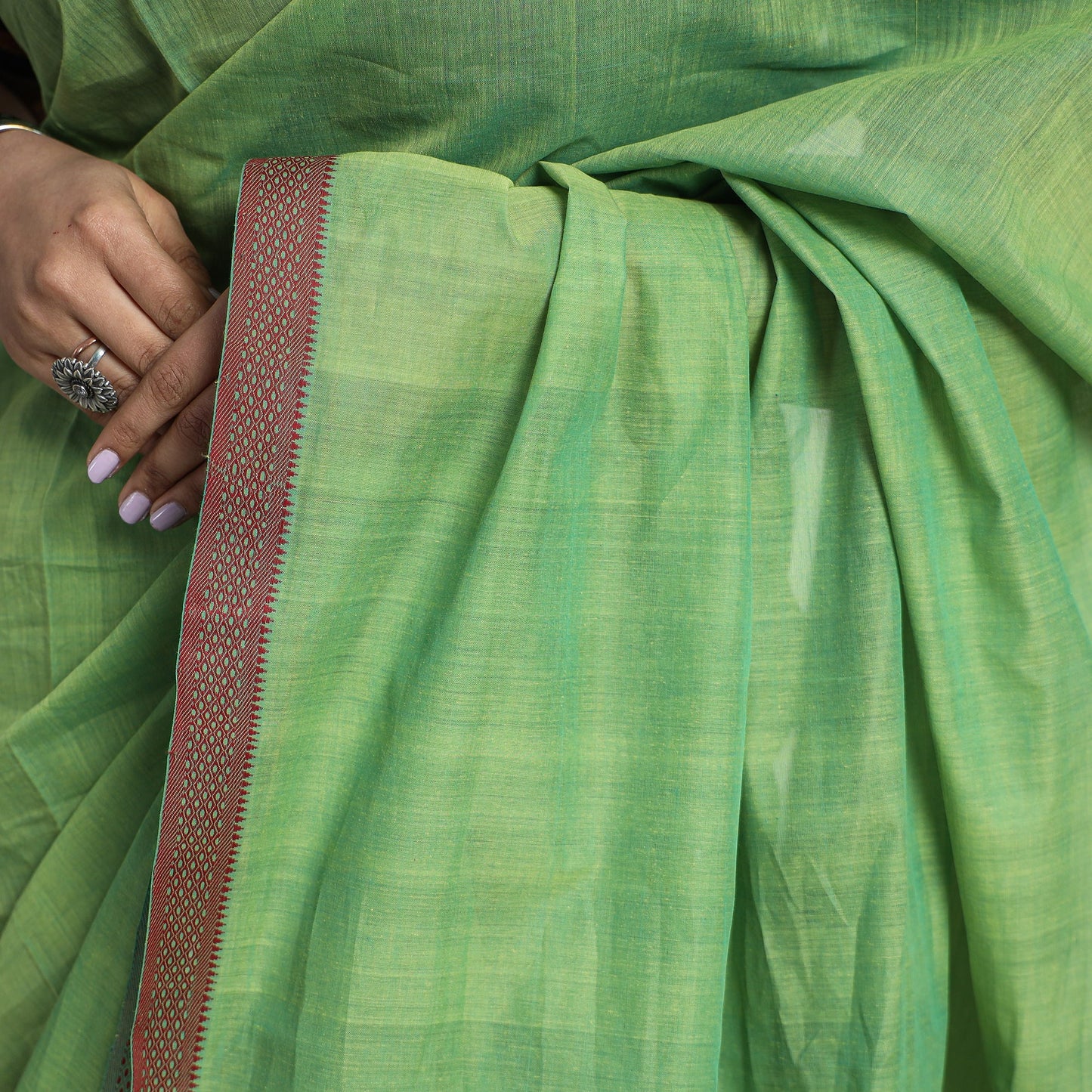 Mangalagiri Godavari Handloom Rampam Cotton Saree