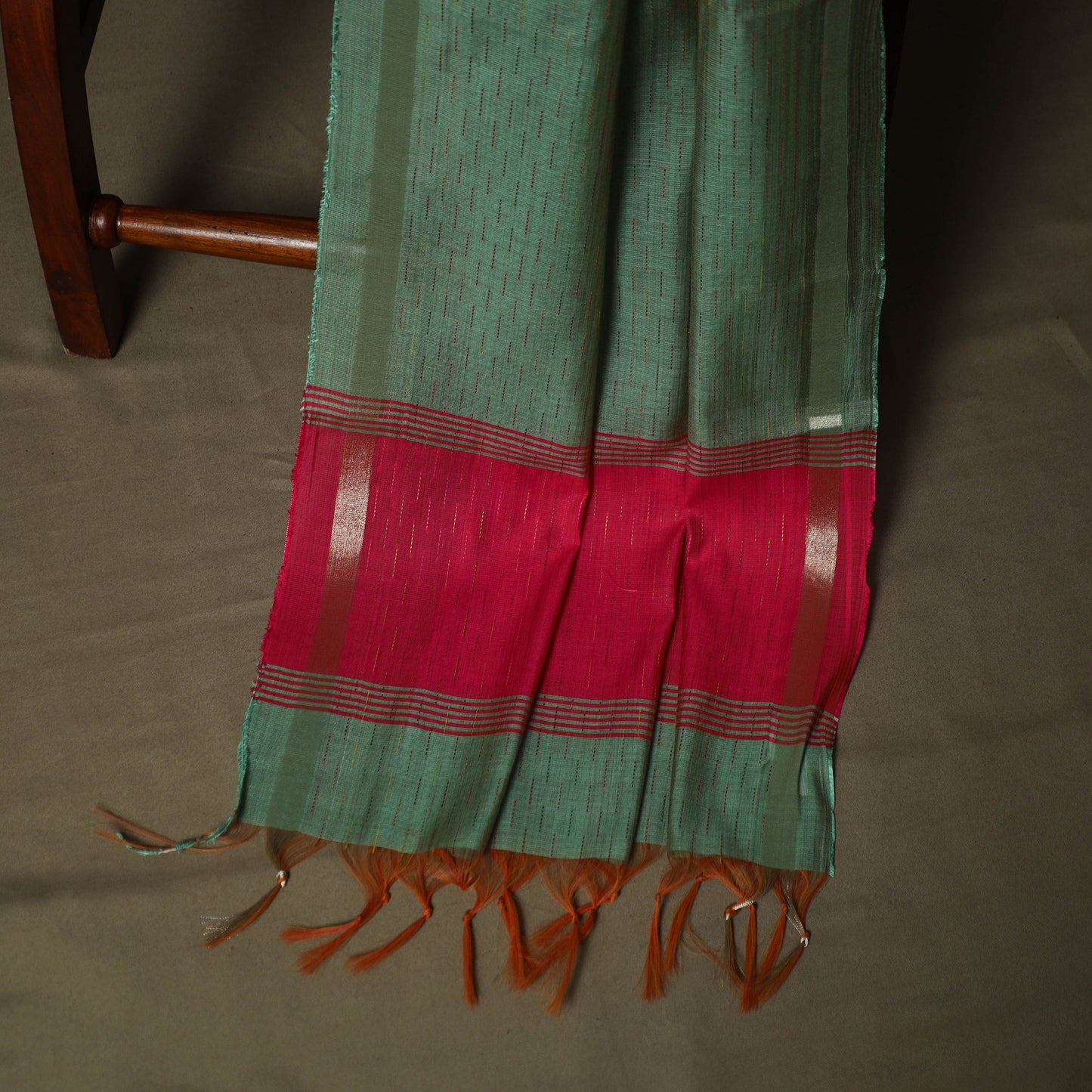 Mangalagiri silk cotton 3pc unstitched dress material