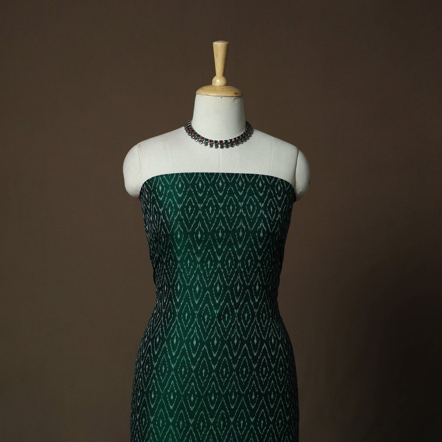 Handloom mercerised cotton pochampally ikat 2pc unstitched