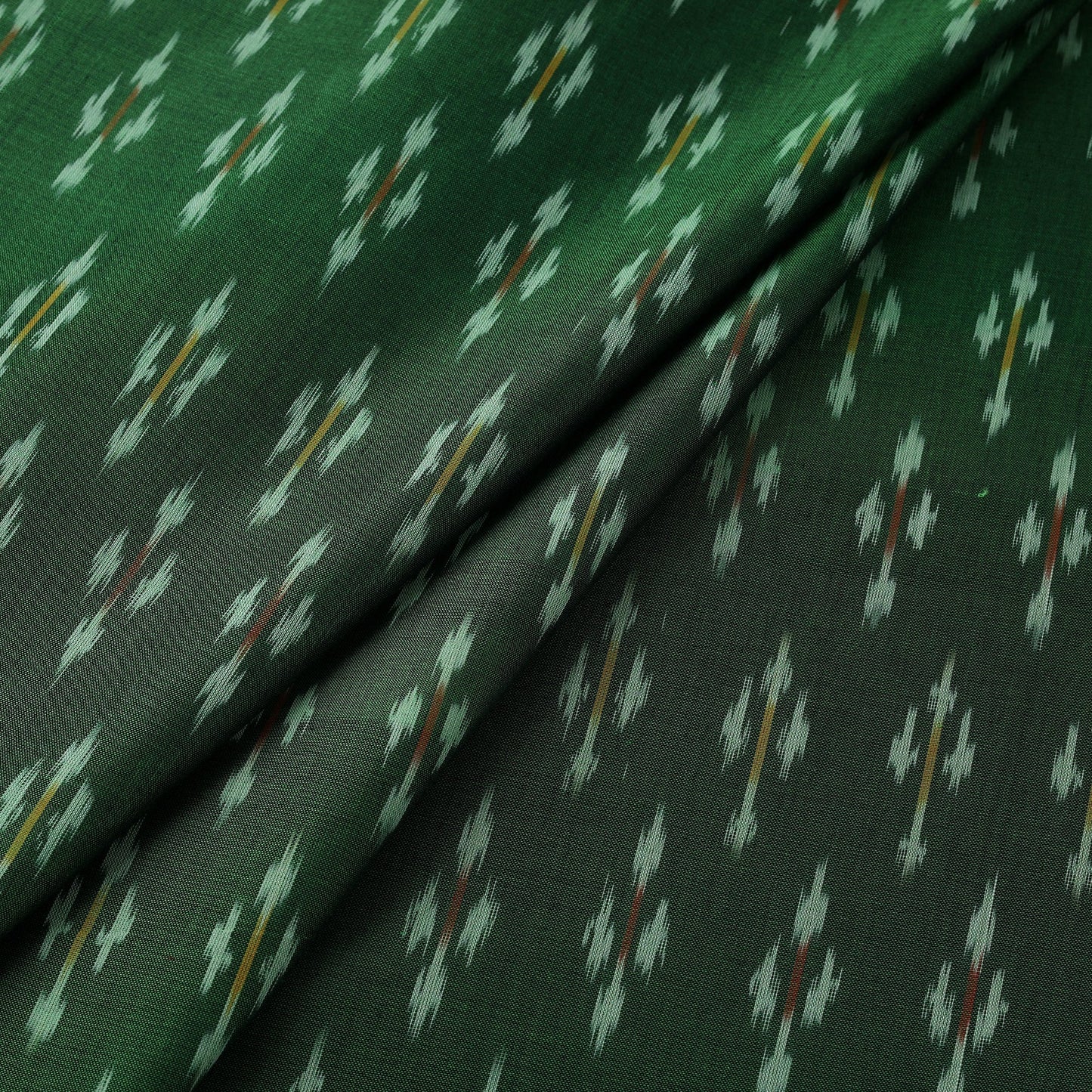Mercerised cotton pochampally ikat fabric 14 - handcrafted