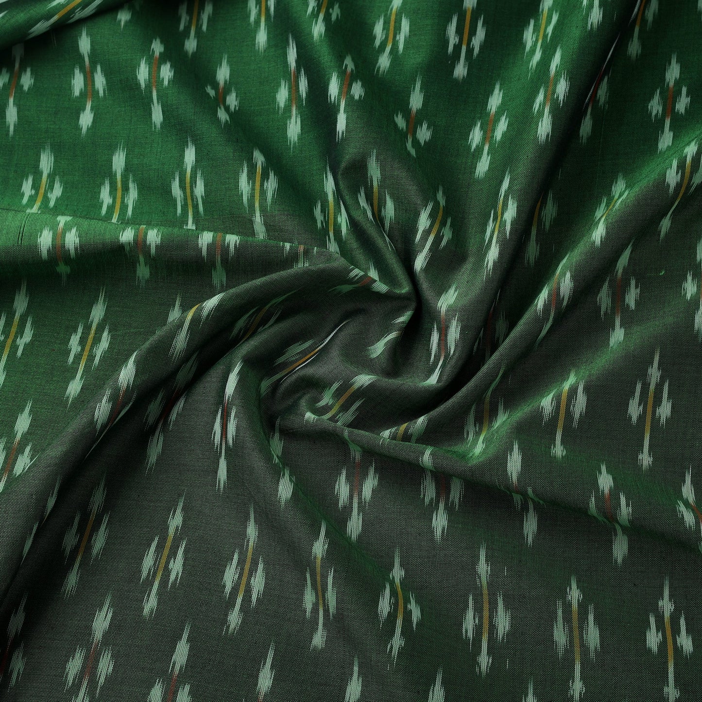 Mercerised cotton pochampally ikat fabric 14 - handcrafted