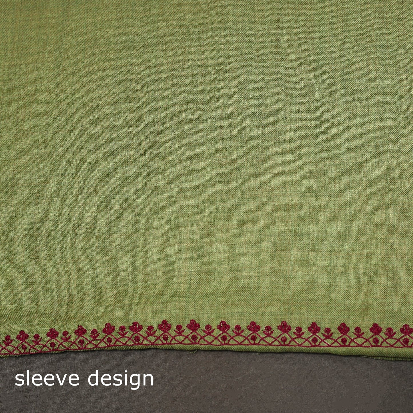 Merino wool hand embroidery 3pc unstitched dress material