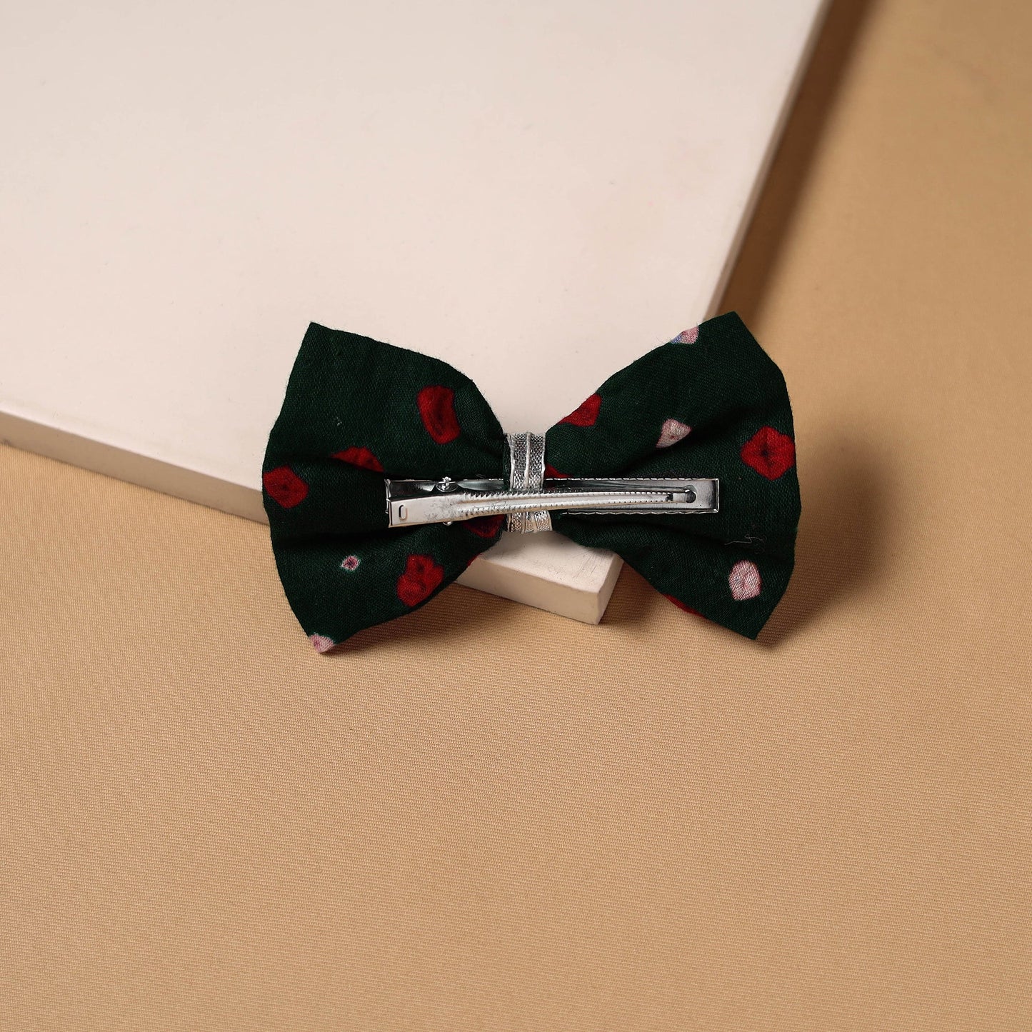 Mirror shell work women’s bow hair clip 12 - handcrafted