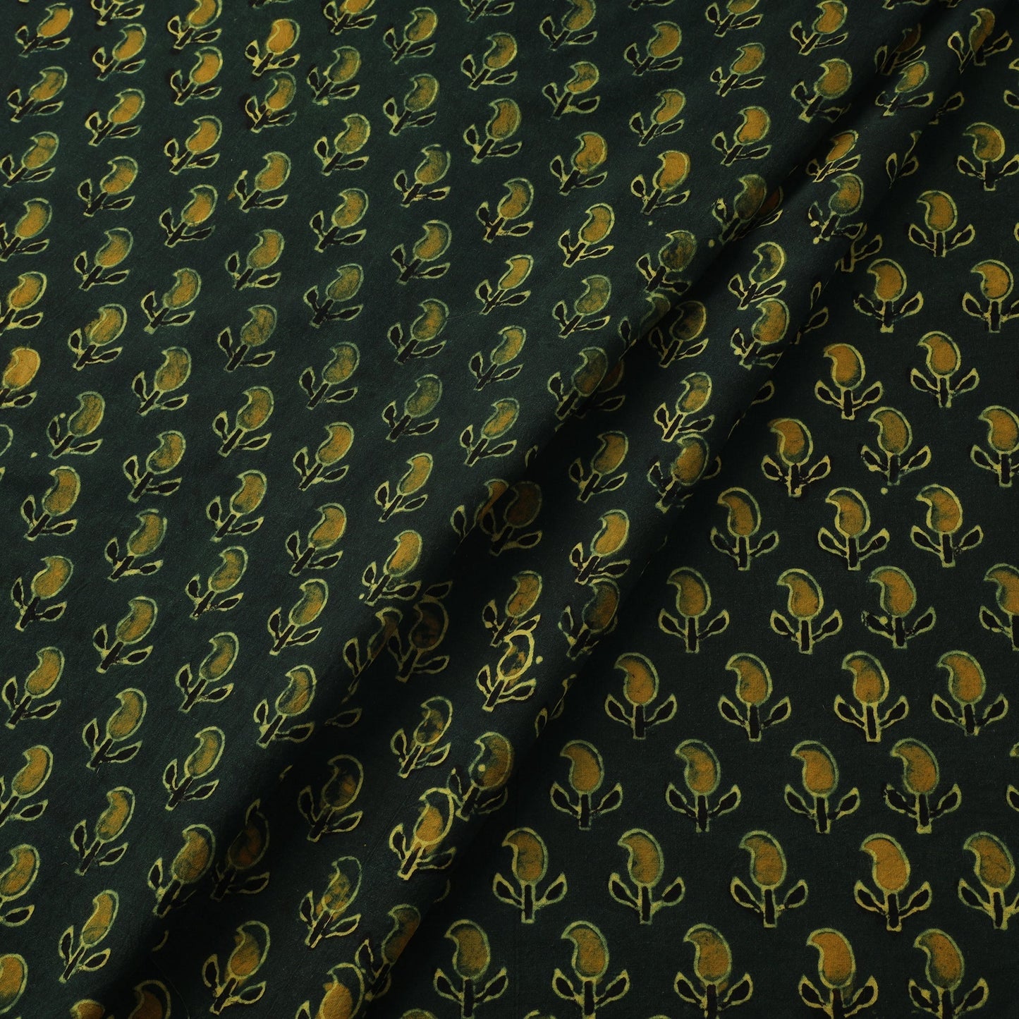 Natural dyed hand cotton fabric 30 - handcrafted