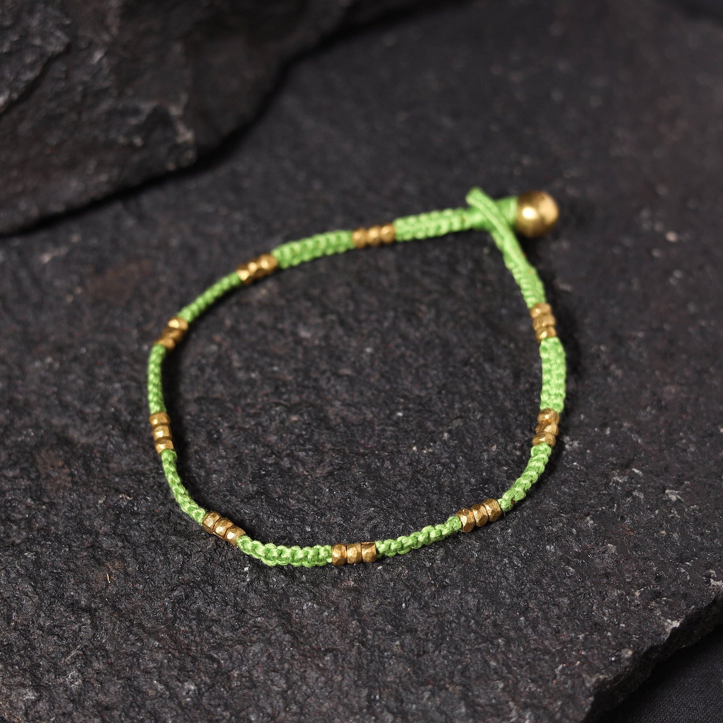 Odisha Dokra Threadwork Tribal Anklet