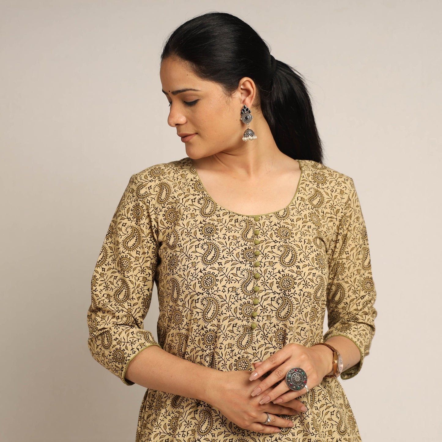 Kalamkari Kurta with Palazzo Set