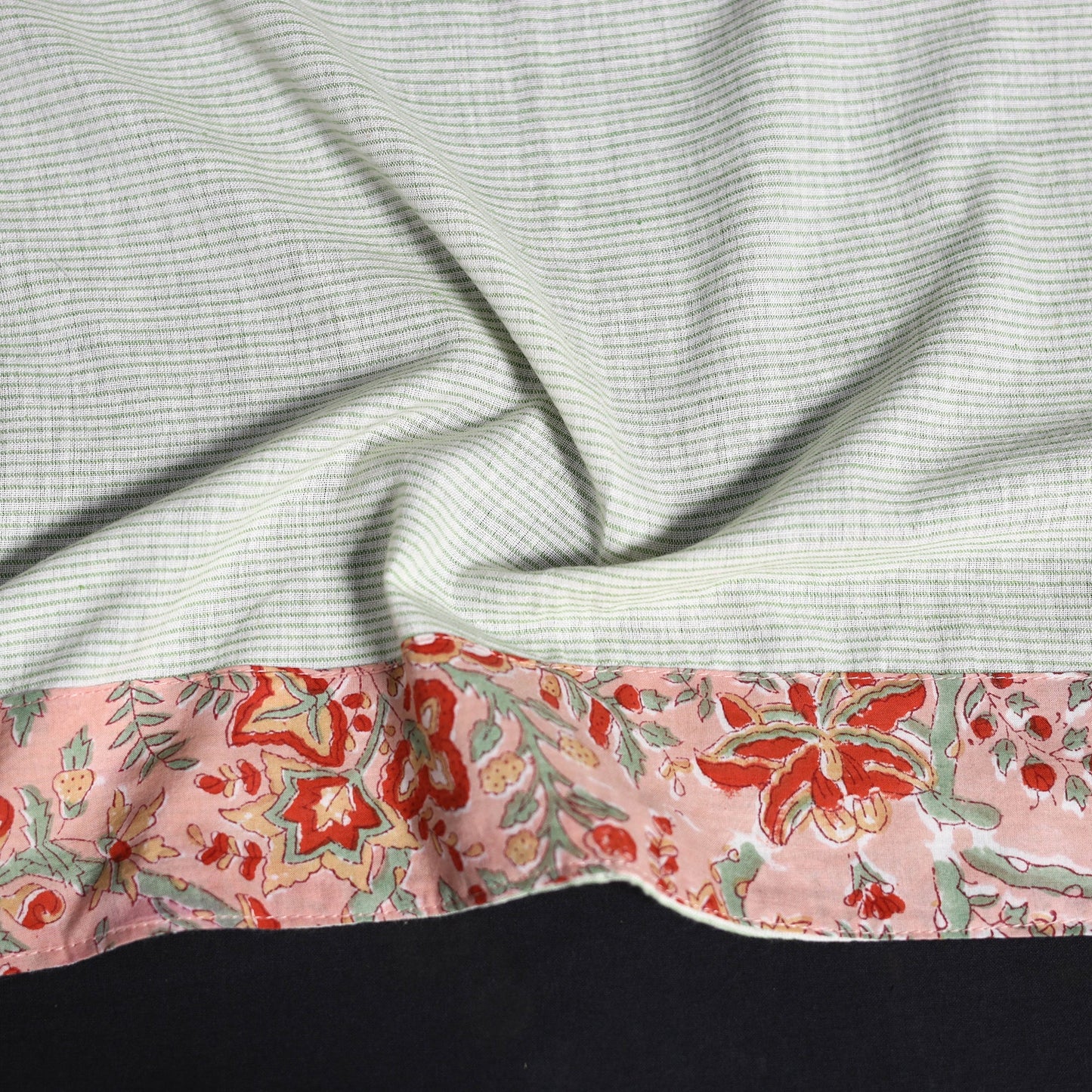 Plain cotton blouse piece 54 - handcrafted