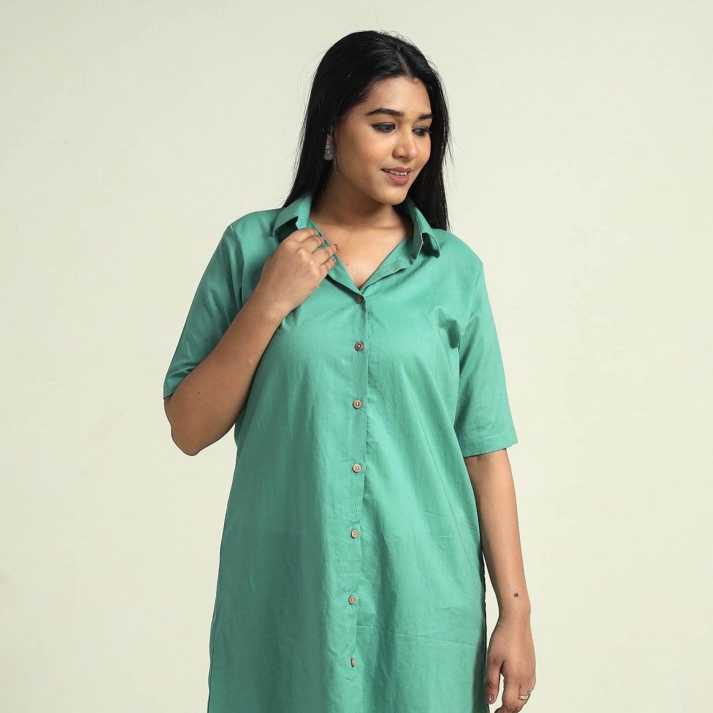 Plain Dyed Cotton Co-Ord Set