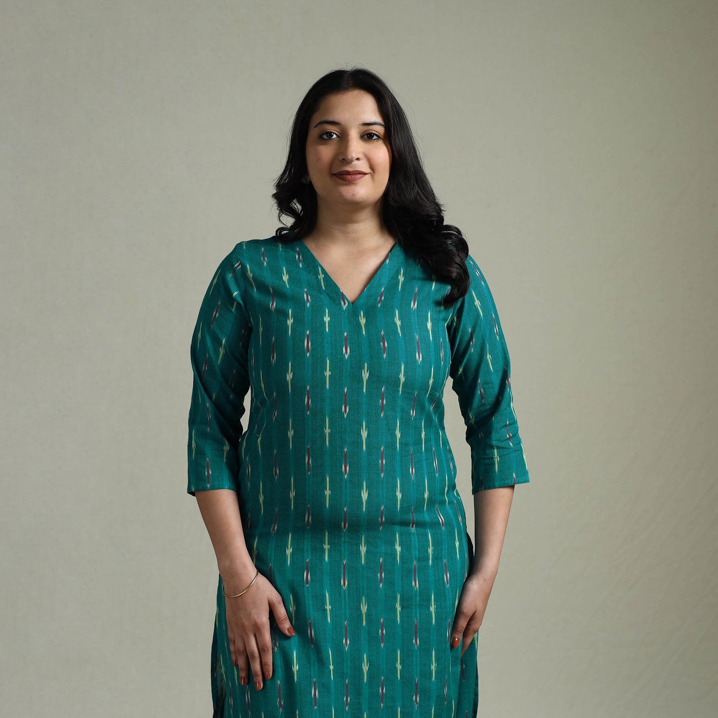 Pochampally ikat cotton co-ord set for women 15