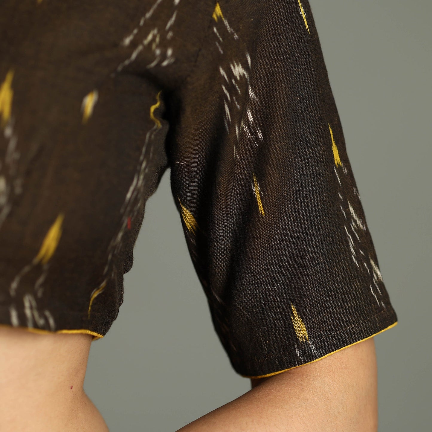 pochampally ikat stitched blouse