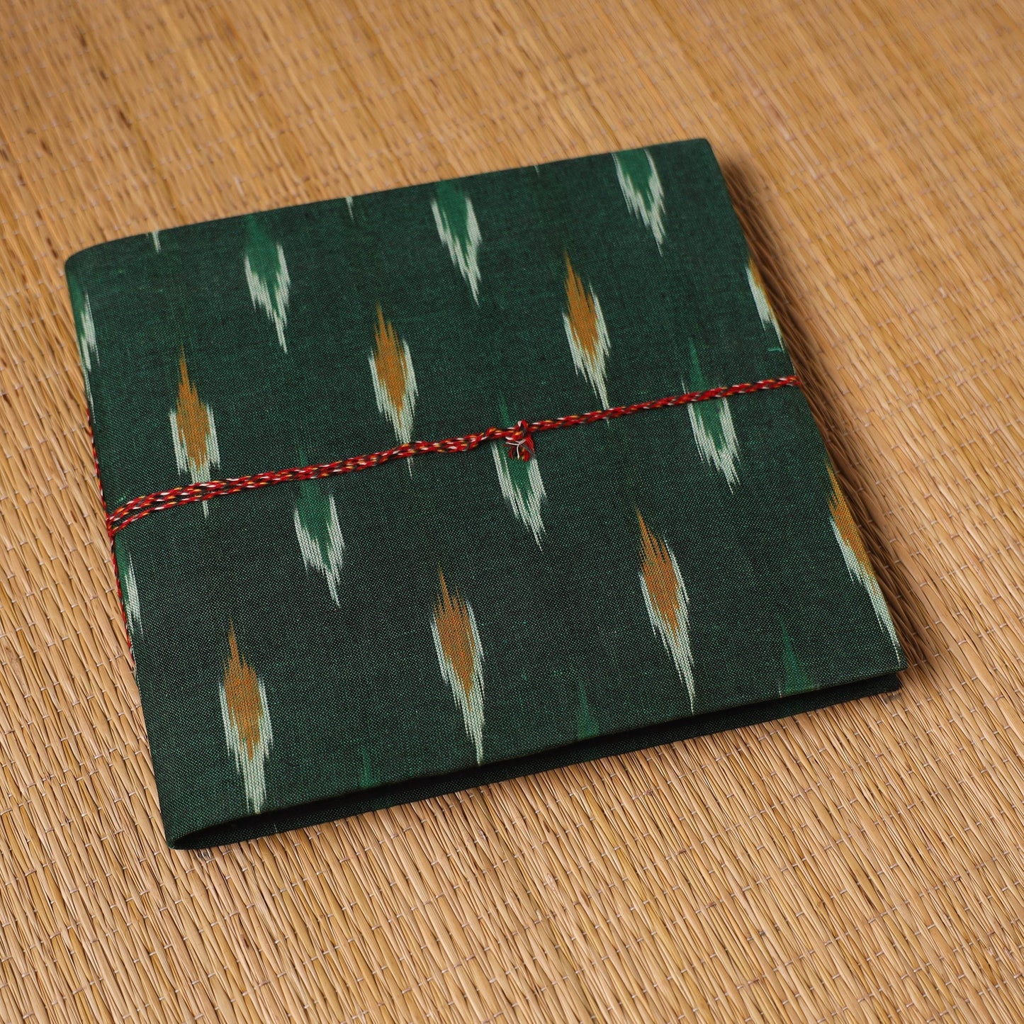 Pochampally ikat fabric cover handmade paper photo album (9