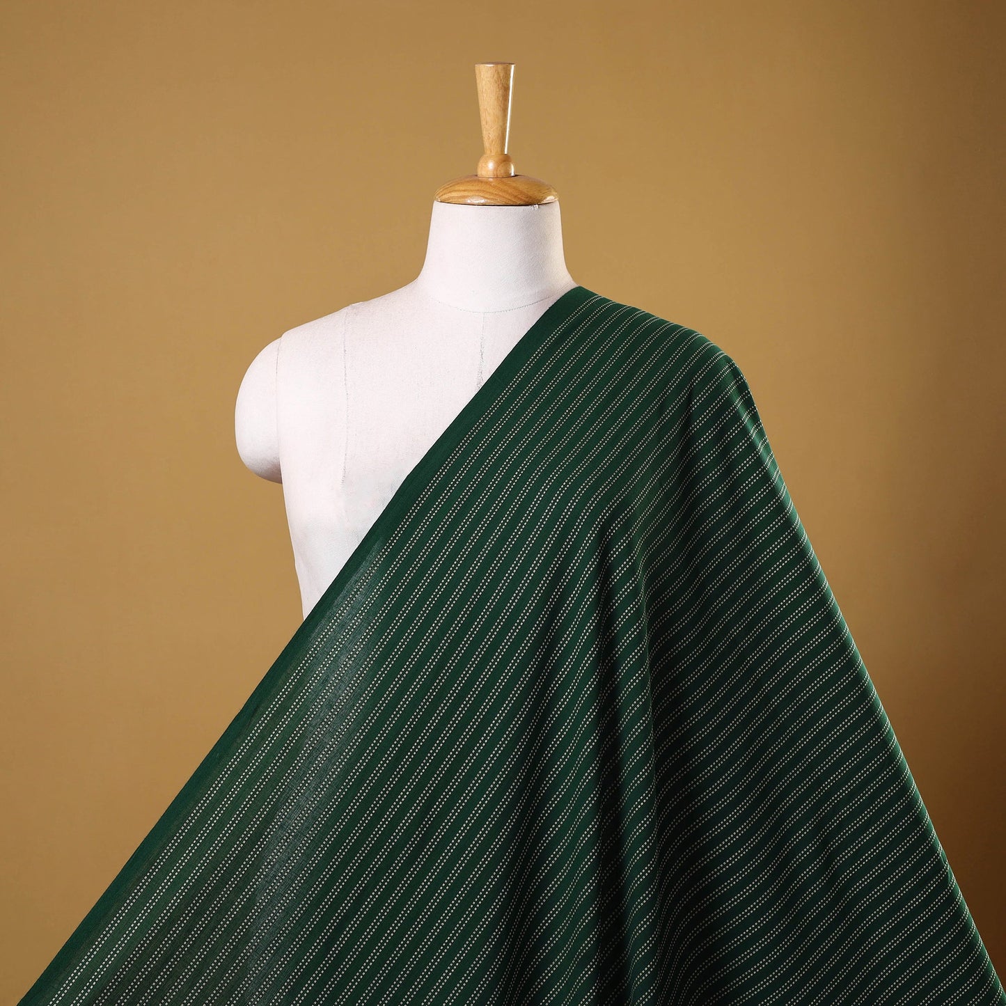 Green - prewashed cotton jacquard weave fabric 29