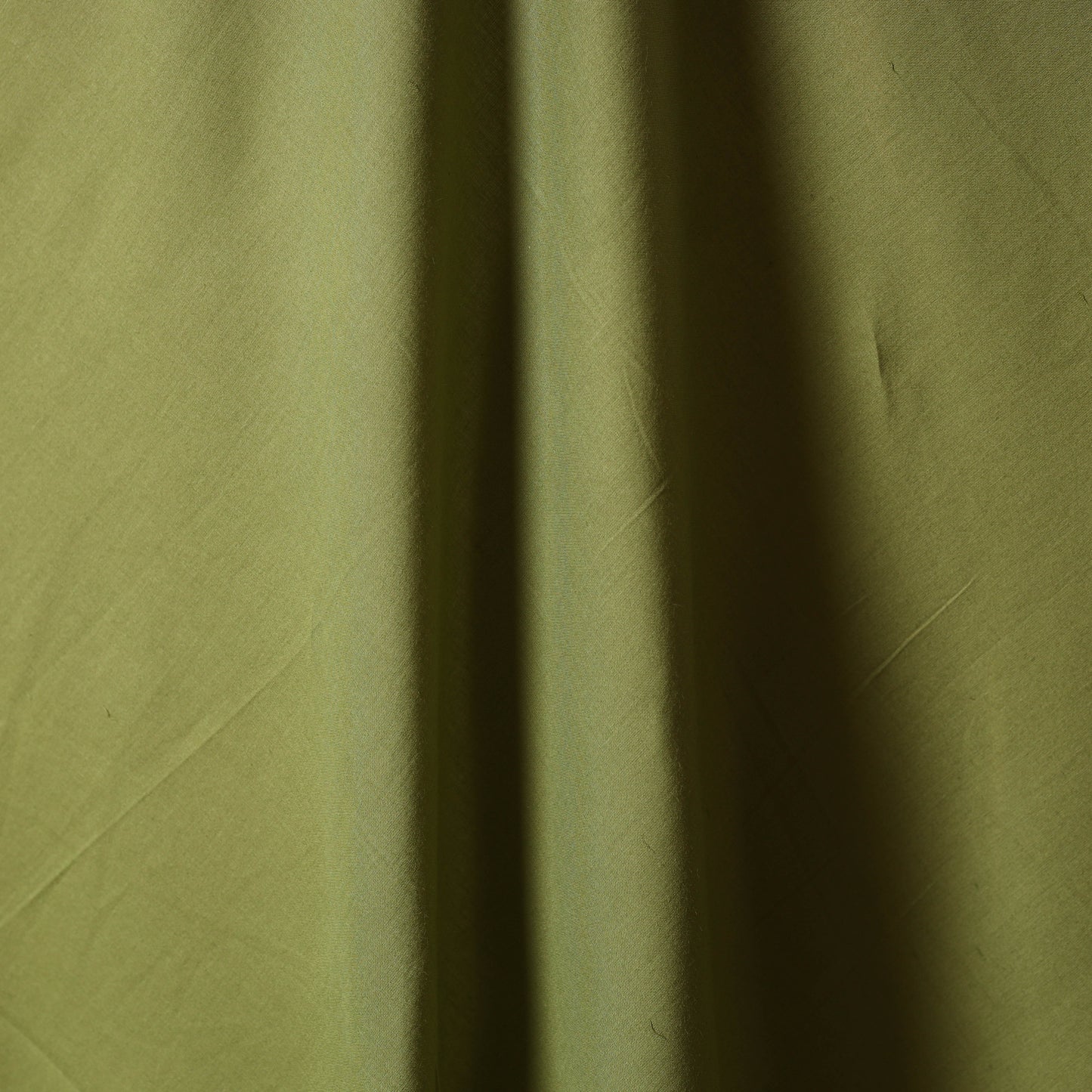 Green - prewashed cotton plain fabric 12 - handcrafted