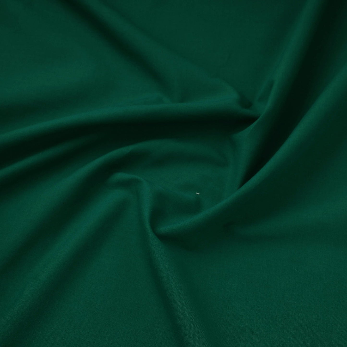 Green Prewashed Cotton Plain Fabric