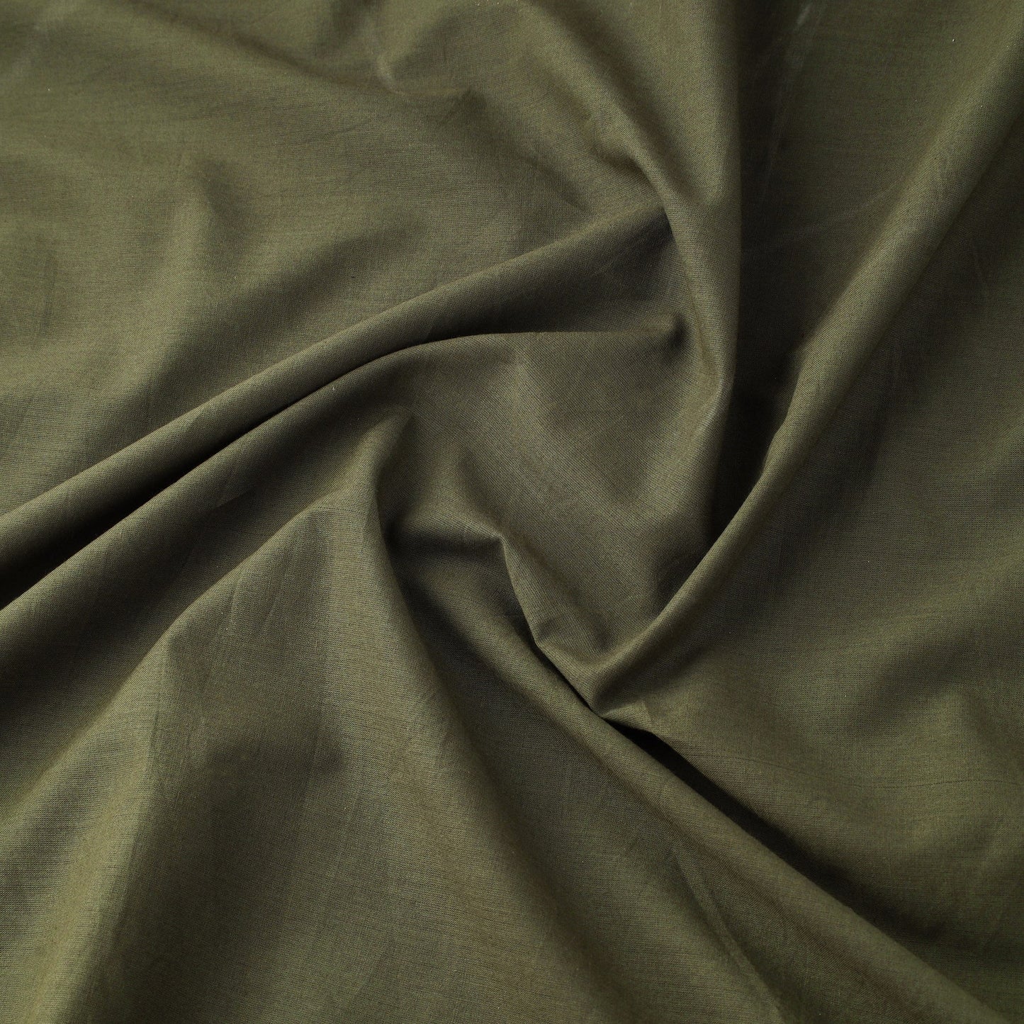 Green - prewashed plain cotton fabric 15 - handcrafted