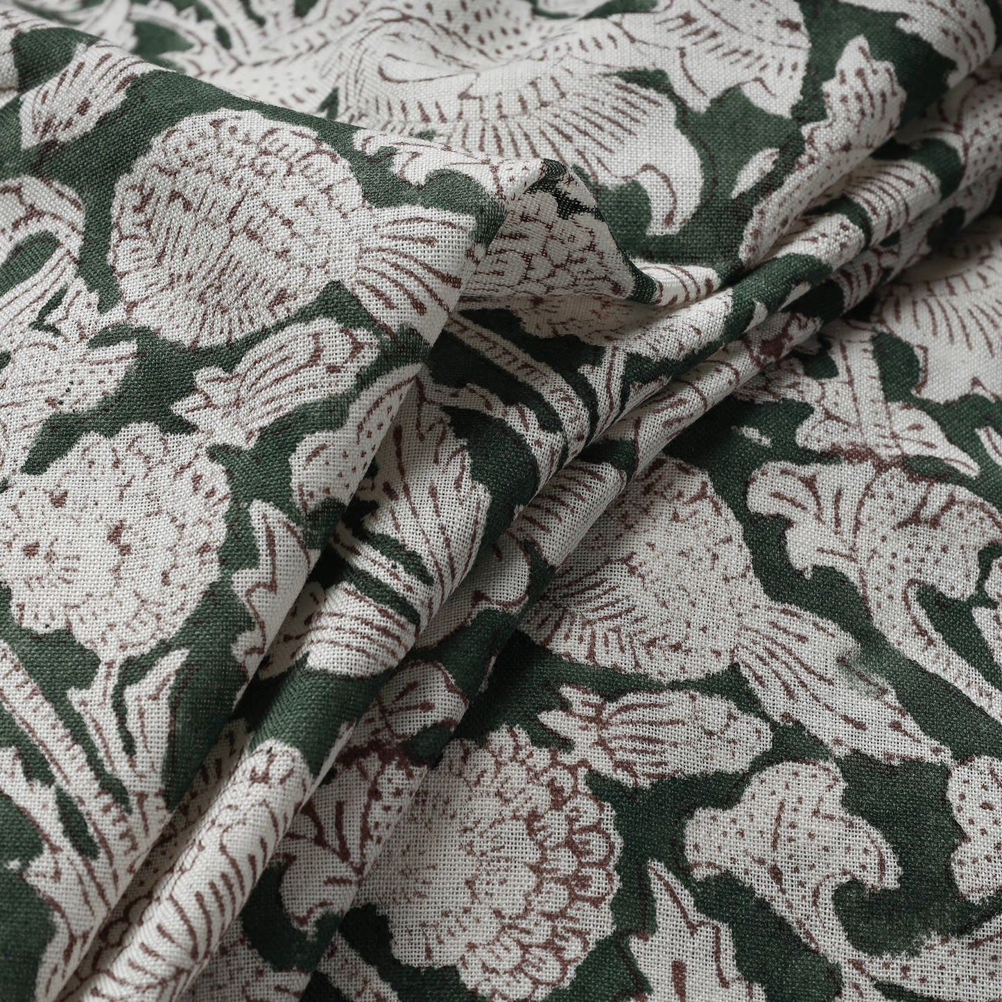 Discover Hand Block Sanganeri Print Wool Fabric Online