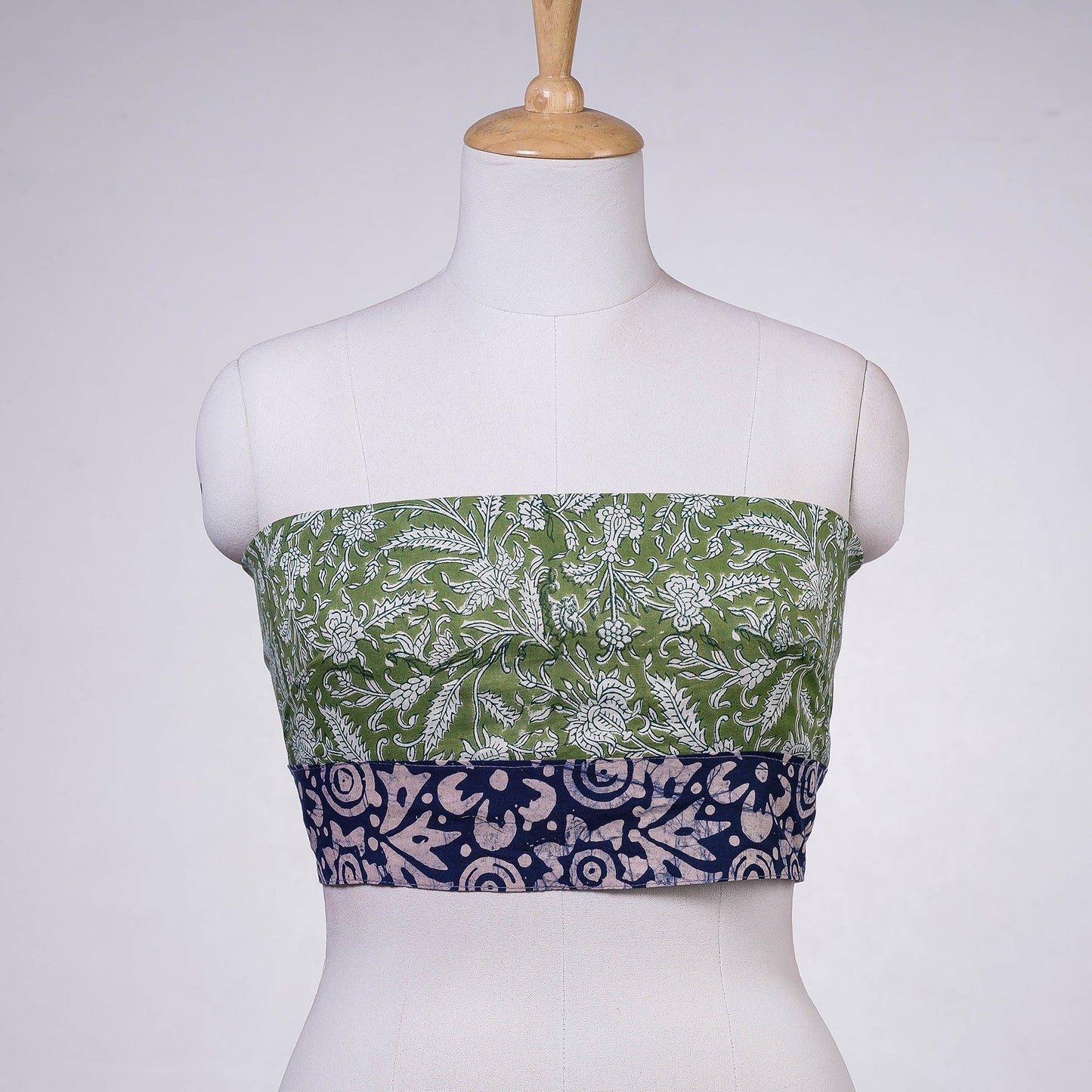 Buy Rangoli Sanganeri Block Printing Cotton Blouse Material