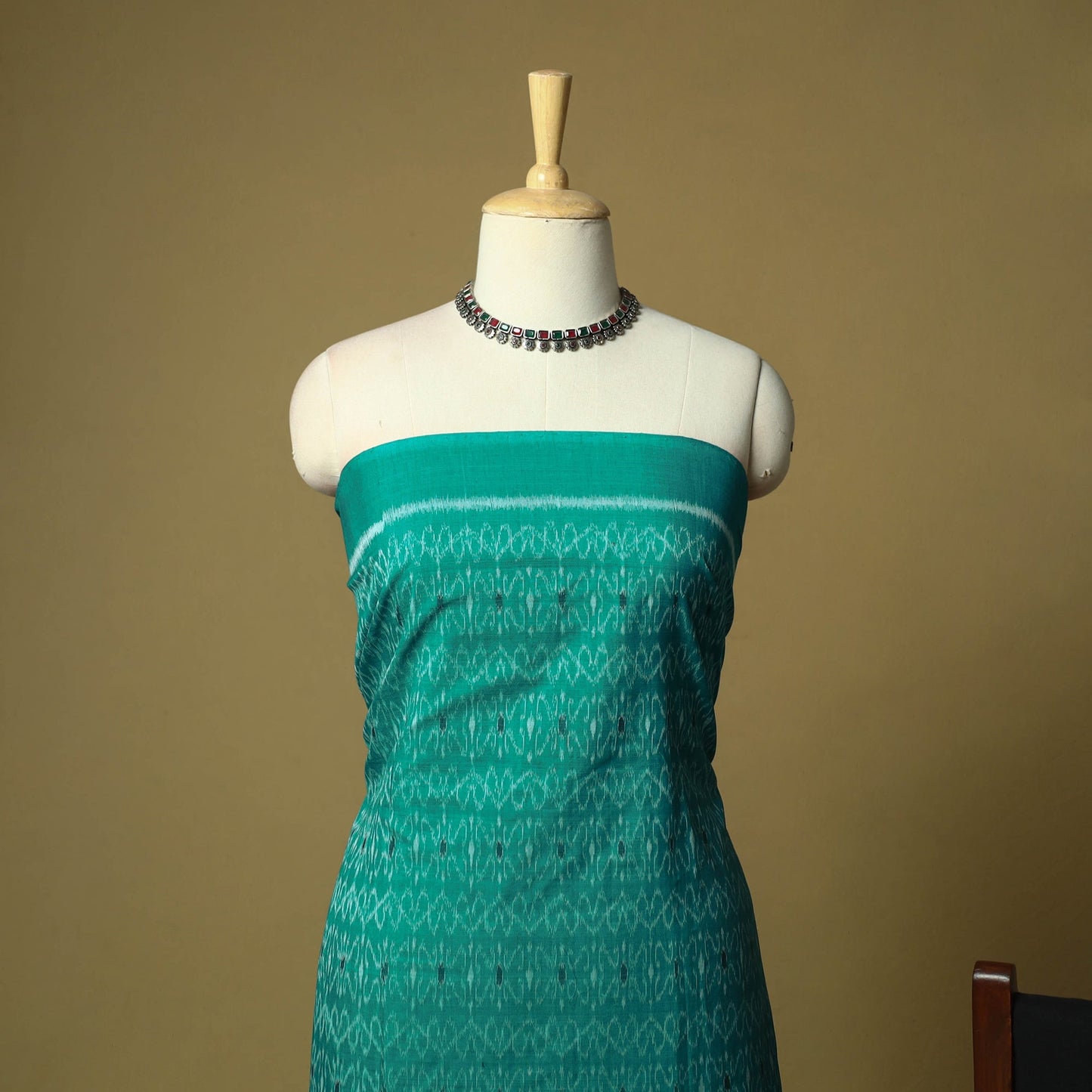 Sambalpuri ikat handloom cotton 3pc unstitched dress