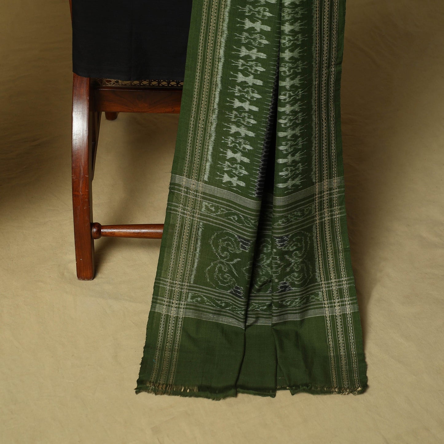 Sambalpuri ikat handloom cotton 3pc unstitched dress
