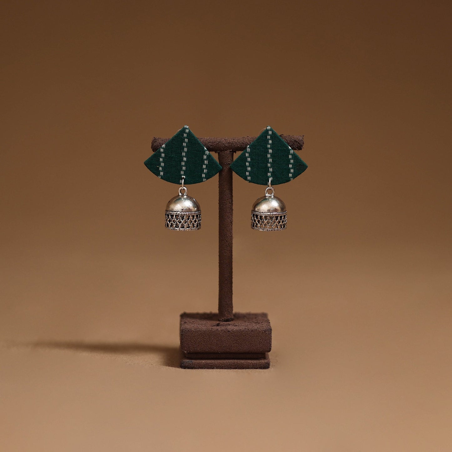 Sanaya gs fabart handmade earrings - handcrafted
