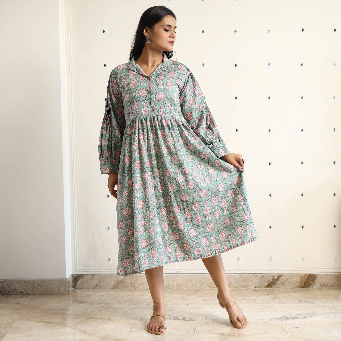 Sanganeri Dress