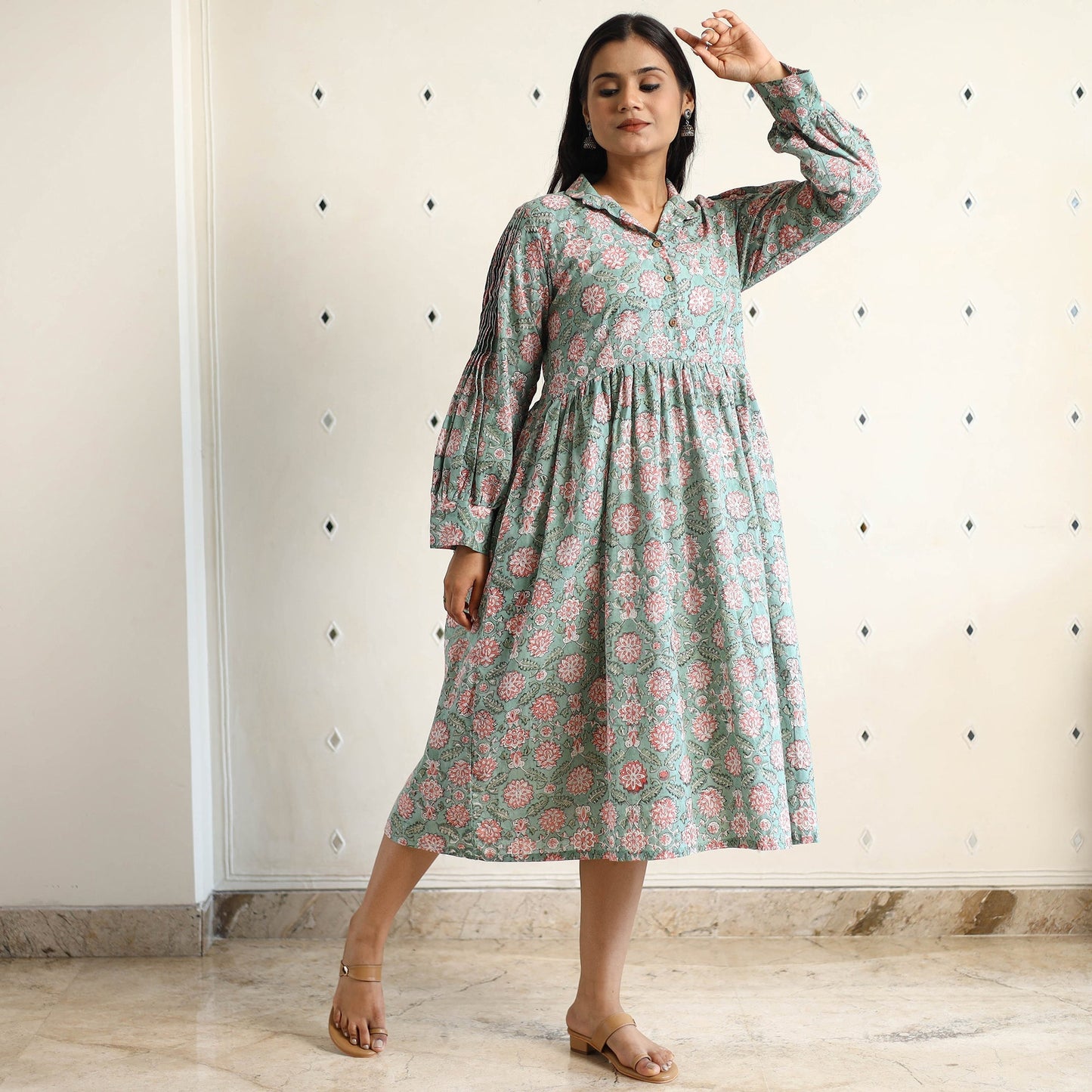 Sanganeri Dress