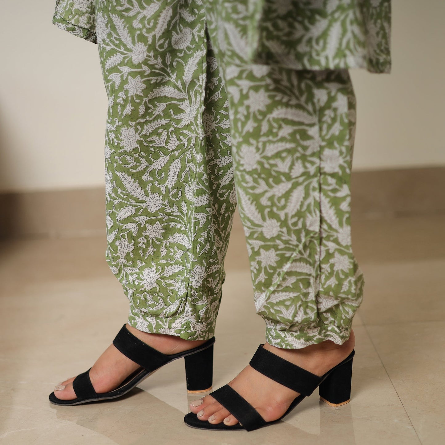 Sanganeri Block Printed Cotton Co-Ord Set 03 Online at iTokri.com