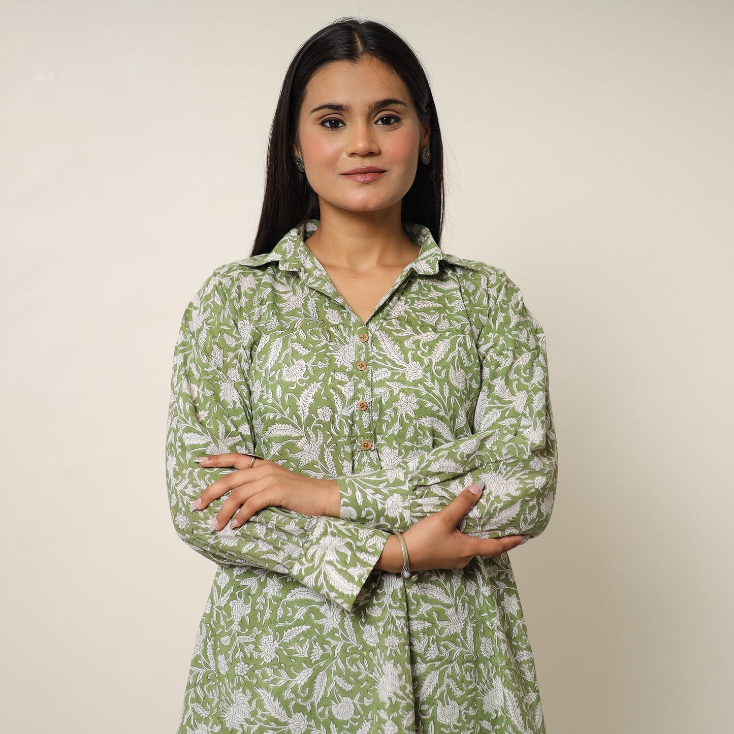 Sanganeri Block Printed Cotton Co-Ord Set 03 Online at iTokri.com