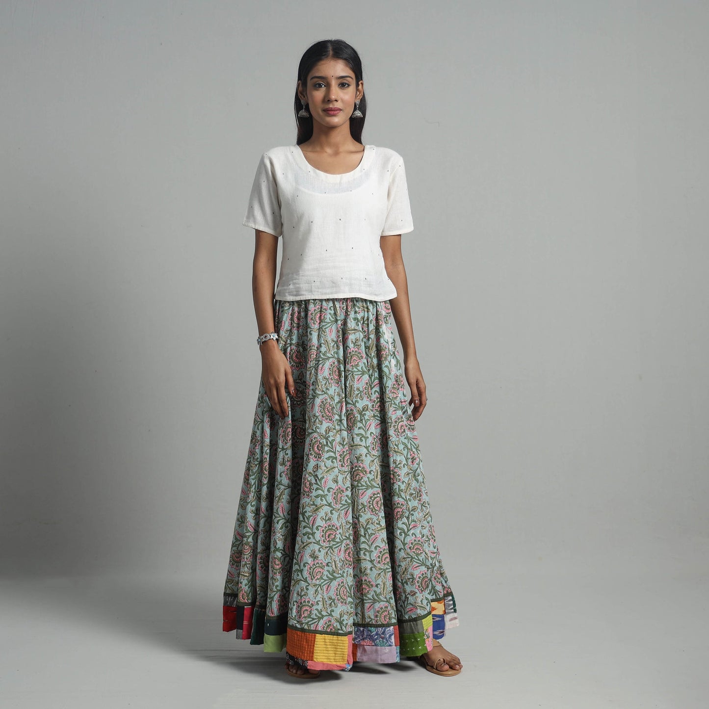 Sanganeri Skirt