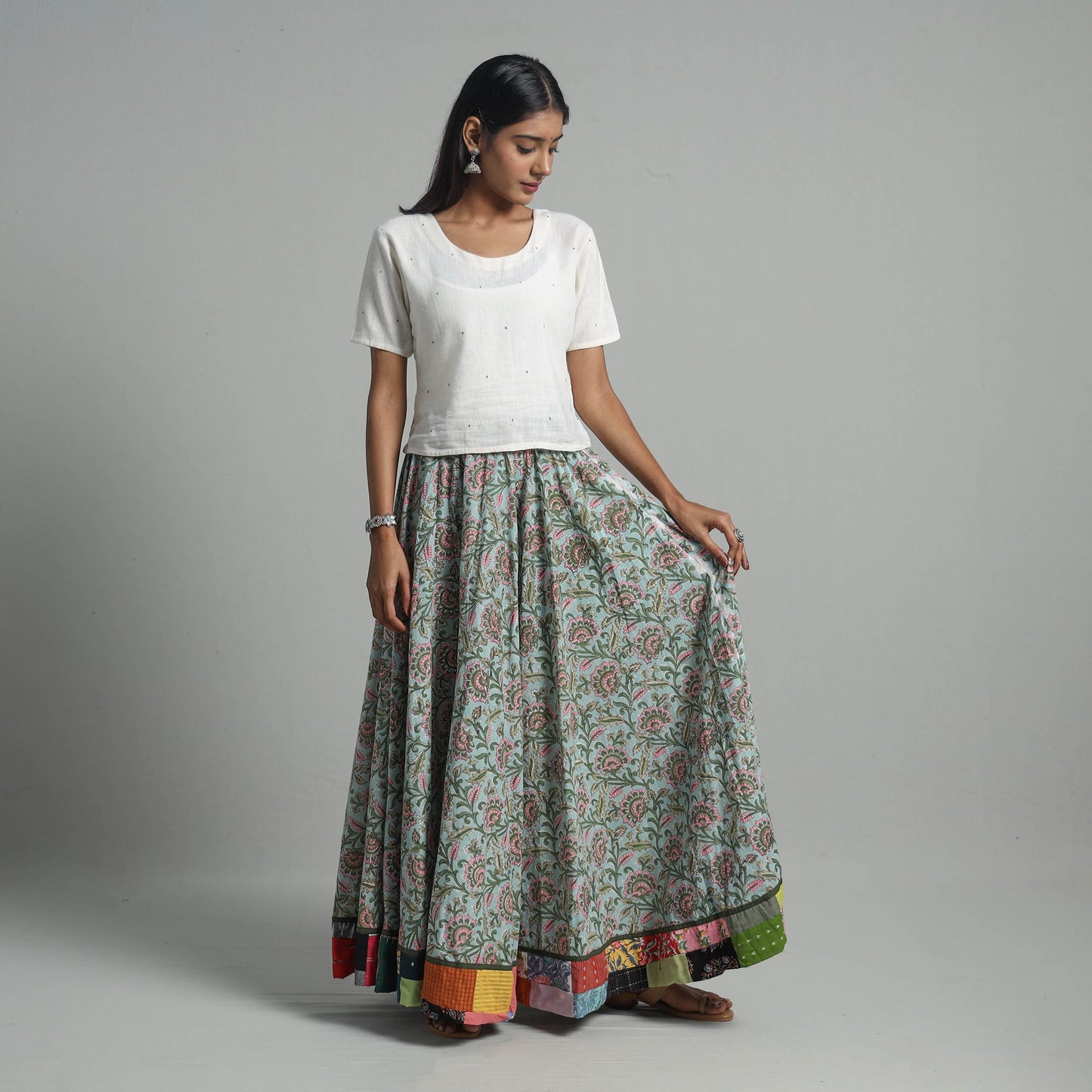Sanganeri Skirt