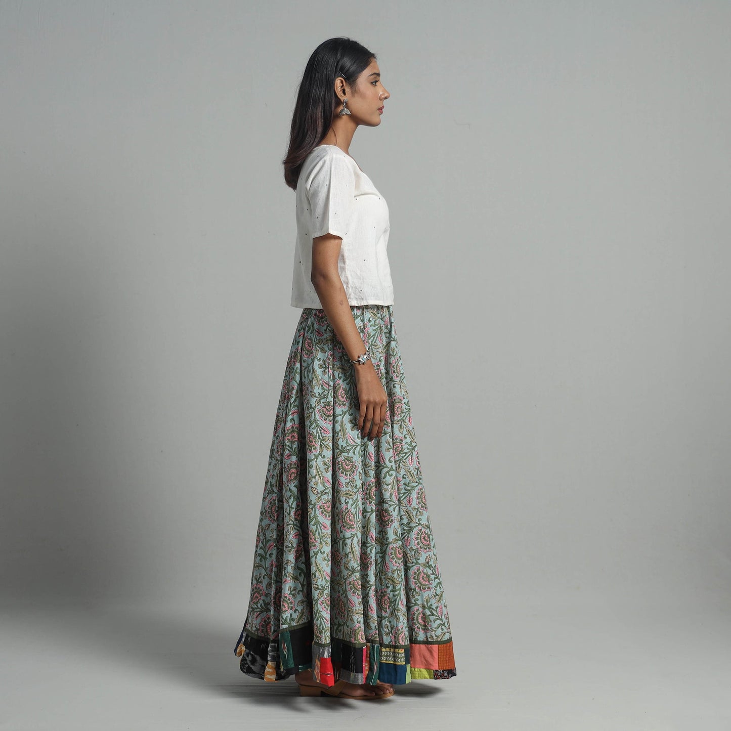 Sanganeri Skirt
